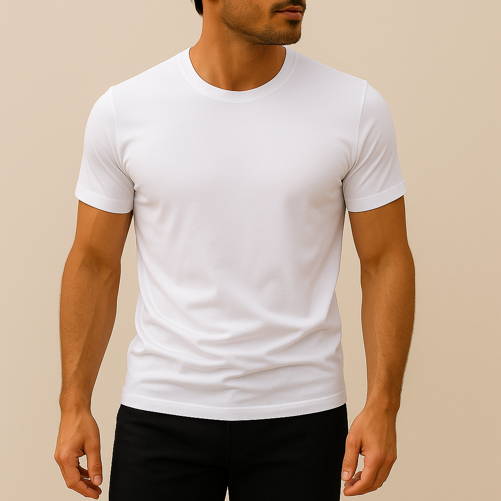Men's Slim Fit Cotton T-Shirt for men, view 4