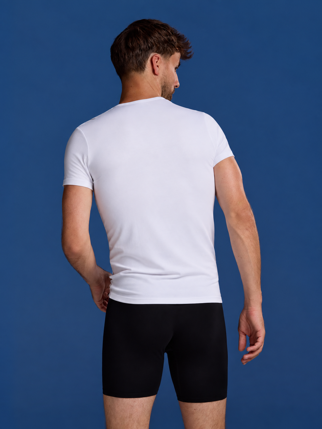 Bamboo Undershirts Round-neck 4-Pack for men, view 9