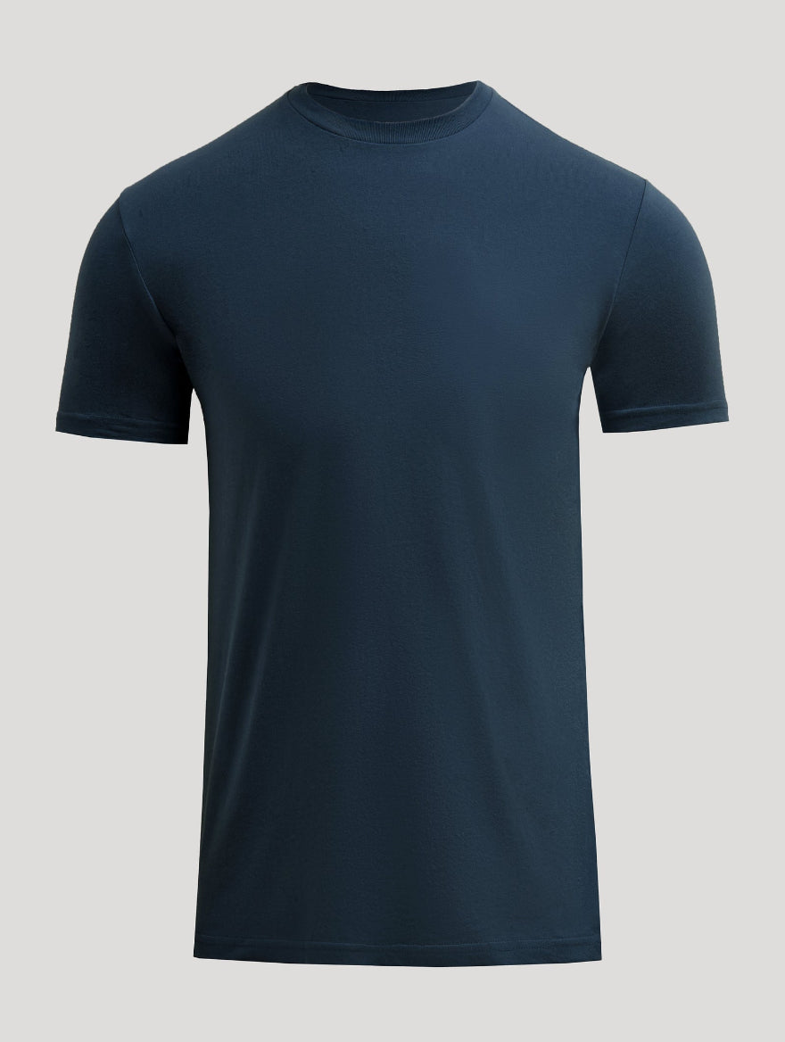 The Clean-Line Tee for men, navy