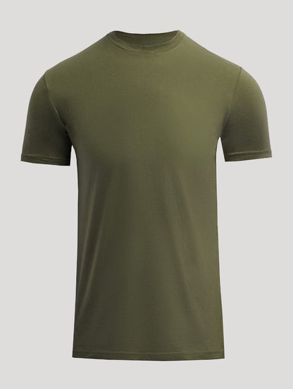 The Clean-Line Tee for men, military green
