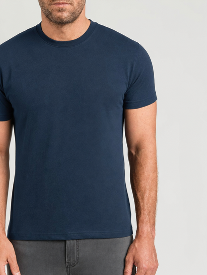 The Clean-Line Tee for men, navy