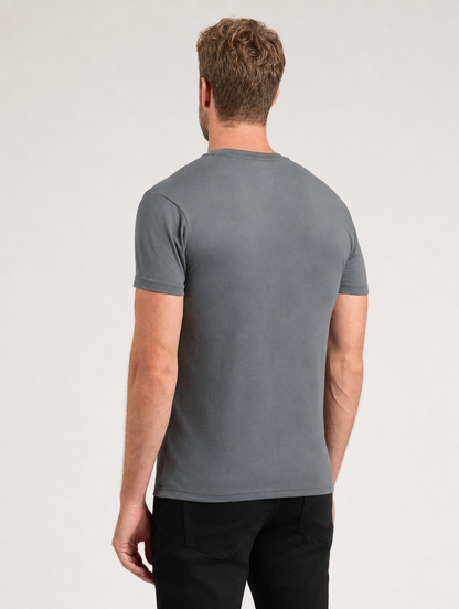 The Clean-Line Tee for men, back view