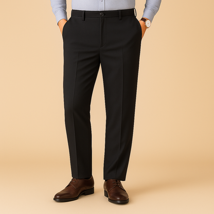 Stretchy Fit Pleated Suit Pants for men, view 5