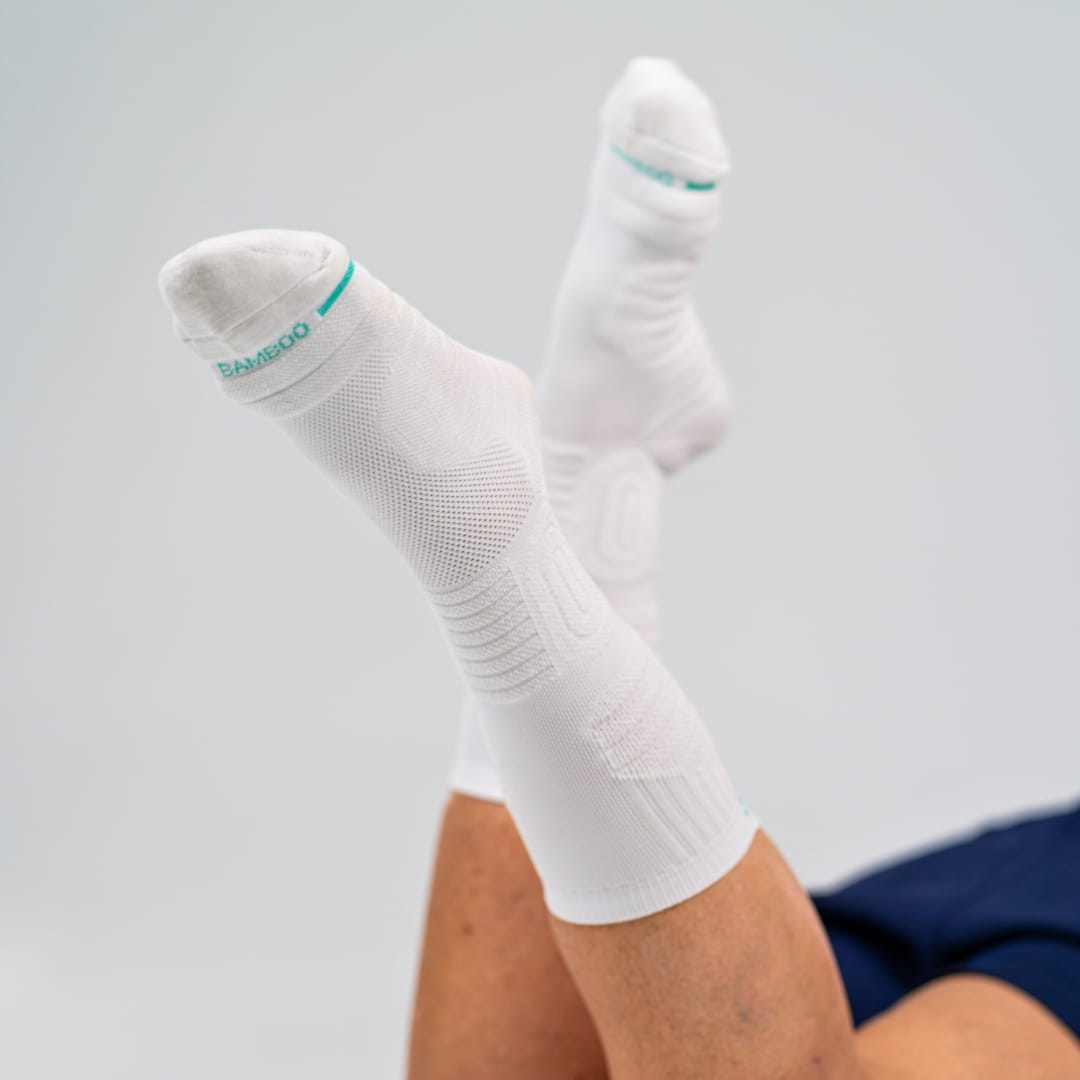 Cushioned Compression Crew Socks