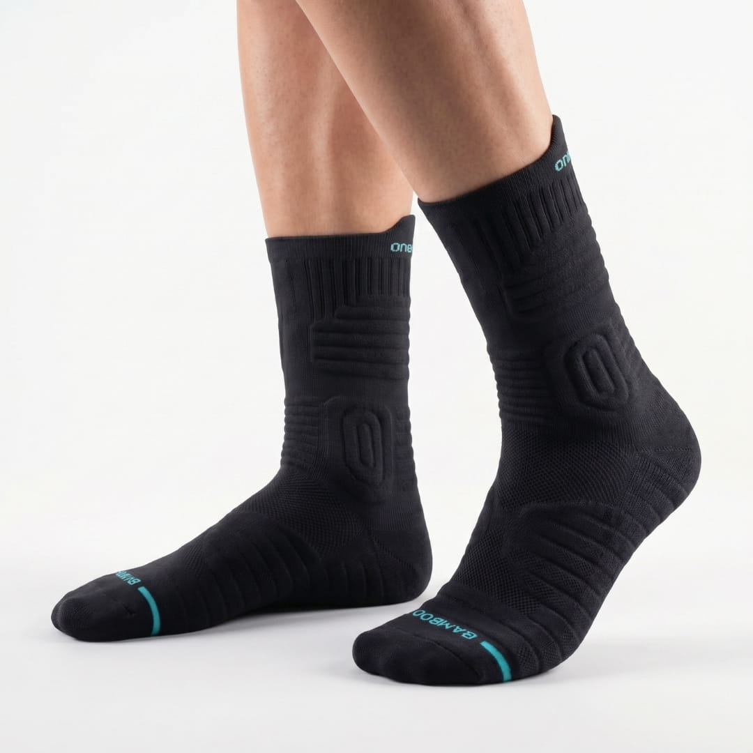 Cushioned Compression Crew Socks
