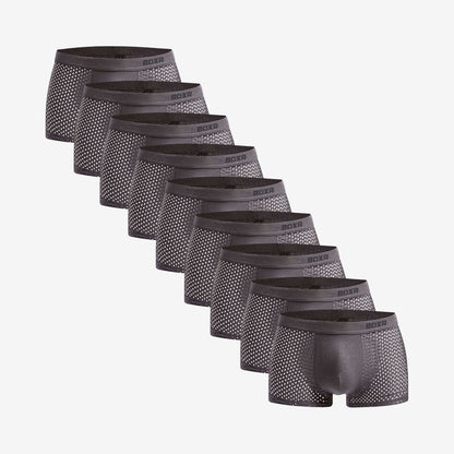 Bamboo Boxer Shorts Original 9-Pack for men, grey