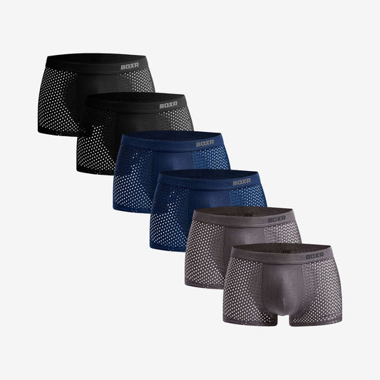 Bamboo Boxer Shorts Original 6-Pack for men, multicolor