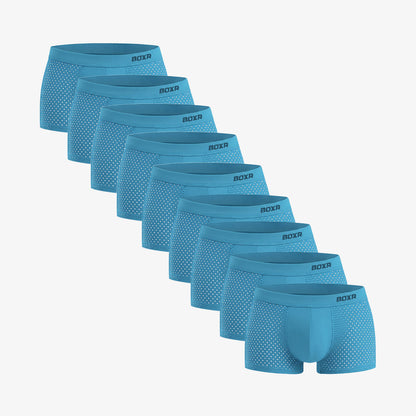 Bamboo Boxer Shorts Original Bold 9-pack for men, marina