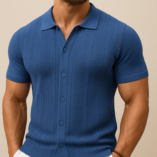 Men's Vintage Knit Summer Shirt for men, view 2