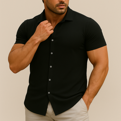 Men's Slim Fit Stretch Shirt for men, view 3