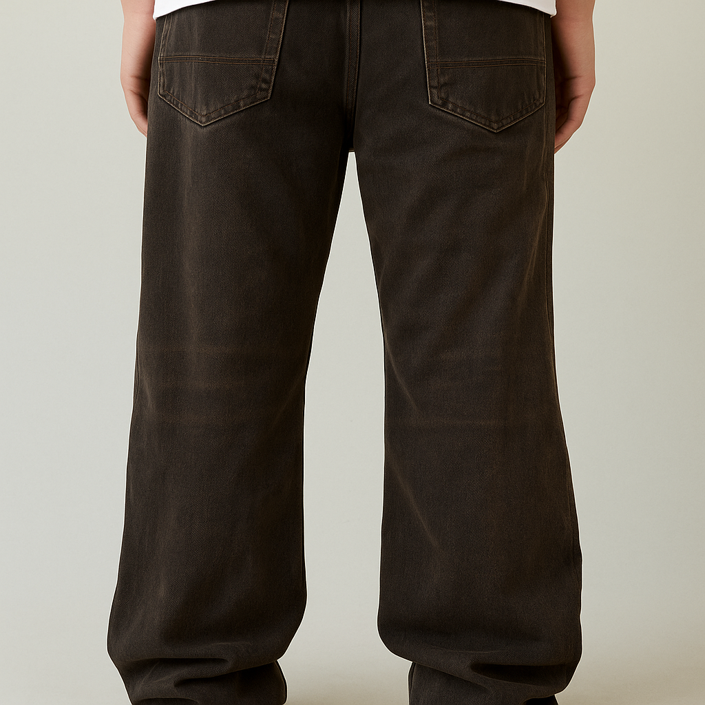 Blake Extreme Baggy Jeans Overdyed Brown for men, view 4
