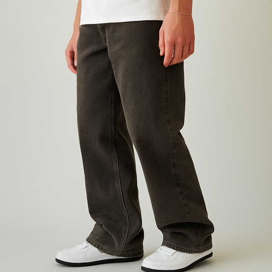 Blake Extreme Baggy Jeans Overdyed Brown for men, view 2