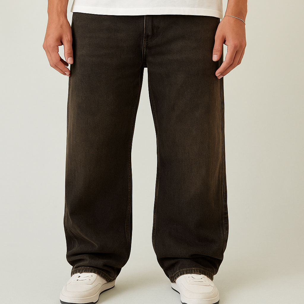 Blake Extreme Baggy Jeans Overdyed Brown for men, view 3