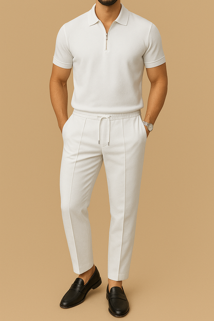 Men's Polo Shirt & Pants 2-Piece Set for men, view 1
