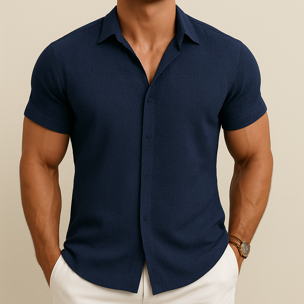 Men's Summer Cotton Linen Shirt for men, view 6