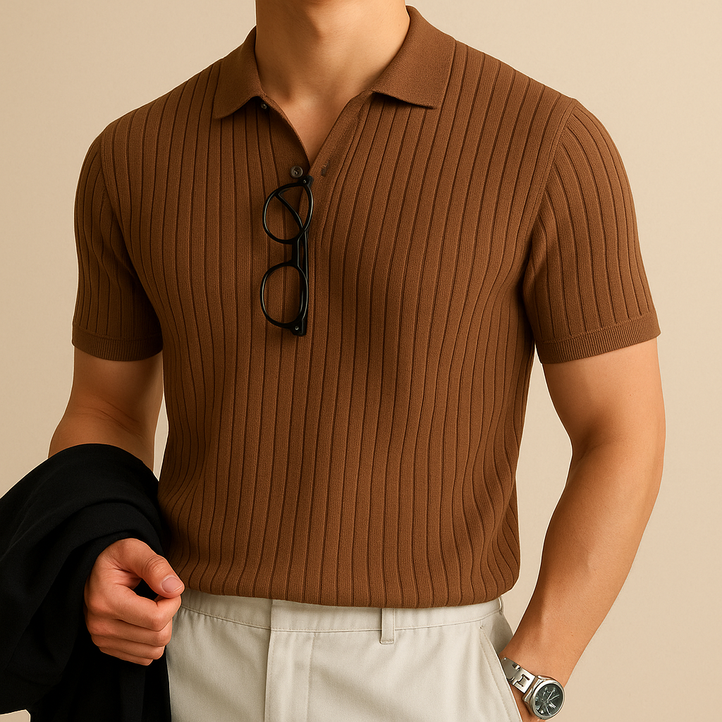 Elastic Casual Polo T-Shirt for Men for men, view 11