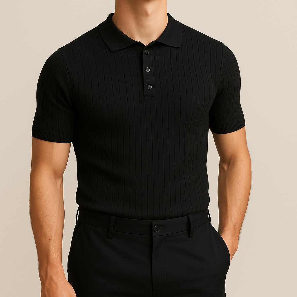 Elastic Casual Polo T-Shirt for Men for men, view 9