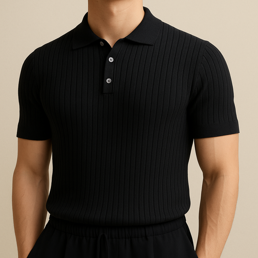 Elastic Casual Polo T-Shirt for Men for men, view 2