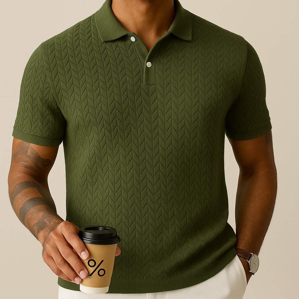 Men's Polo Shirt Modern Lapel Collar for men, view 3