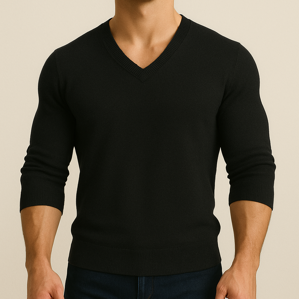 James - Soft V-Neck Sweater for Men for men, view 1