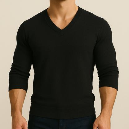 James - Soft V-Neck Sweater for Men for men, view 1