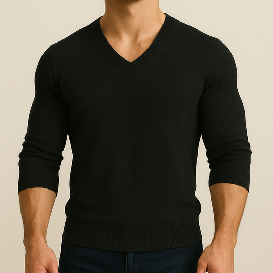 James - Soft V-Neck Sweater for Men for men, view 1