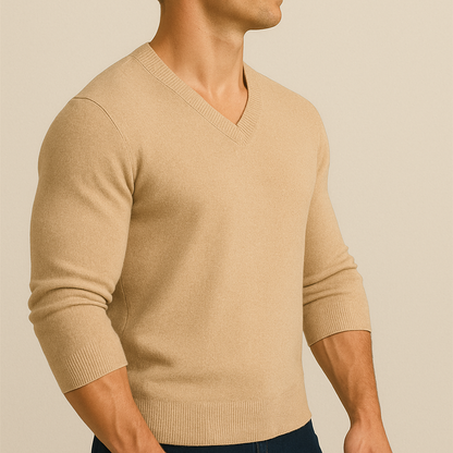 James - Soft V-Neck Sweater for Men for men, view 5