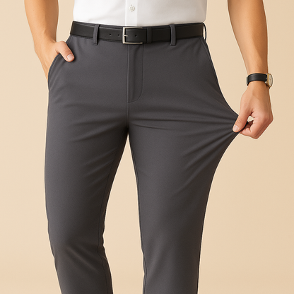 Stretchy Fit Pleated Suit Pants for men, view 1