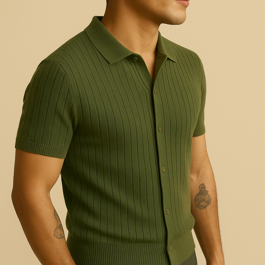 Open Knit Summer Shirt for men, view 2