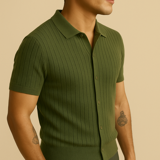 Open Knit Summer Shirt for men, view 2