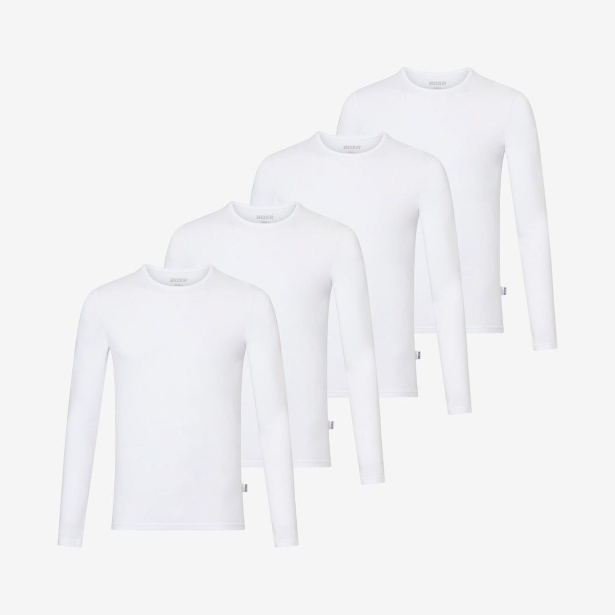 Bamboo Long Sleeve Undershirts 4-Pack for men, view 3