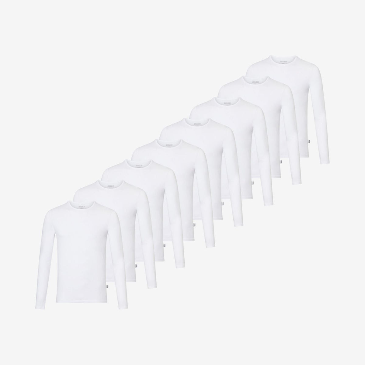 Bamboo Long Sleeve Undershirts 8-Pack for men, view 3