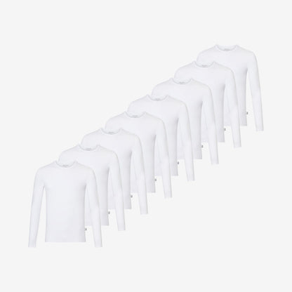 Bamboo Long Sleeve Undershirts 8-Pack for men, view 3