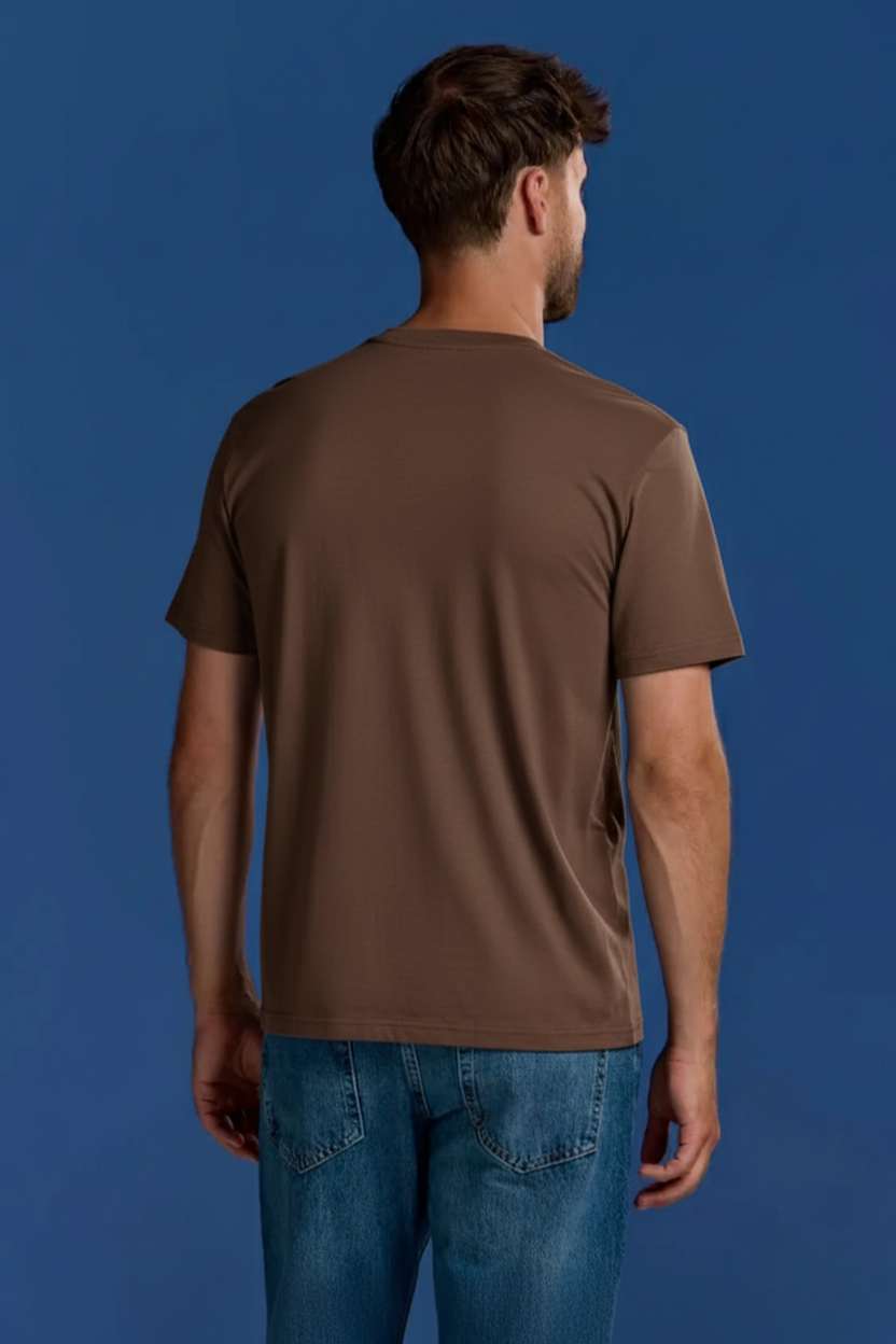 Bamboo T-Shirt (Regular Fit) 3-Pack for men, brown