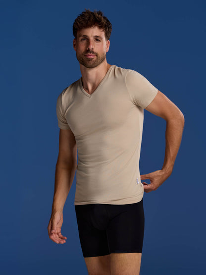Bamboo Undershirts V-neck 8-Pack for men, view 8