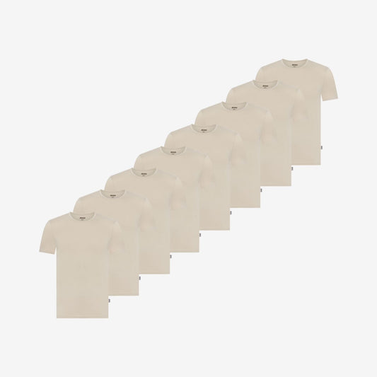 Bamboo Undershirts Round-neck 8-Pack for men, view 2