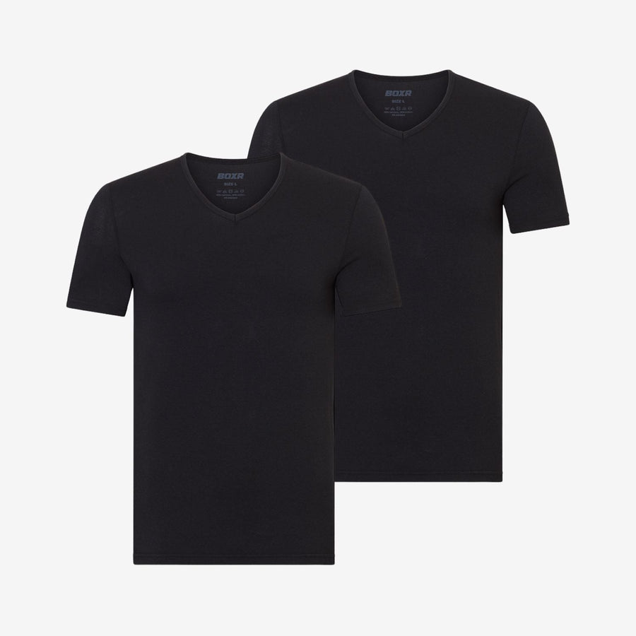 Bamboo Undershirts V-neck 2-Pack