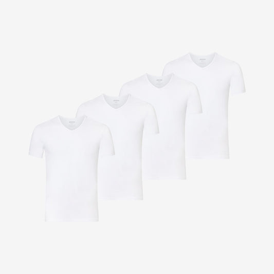 Bamboo Undershirts V-neck 4-Pack for men, view 1