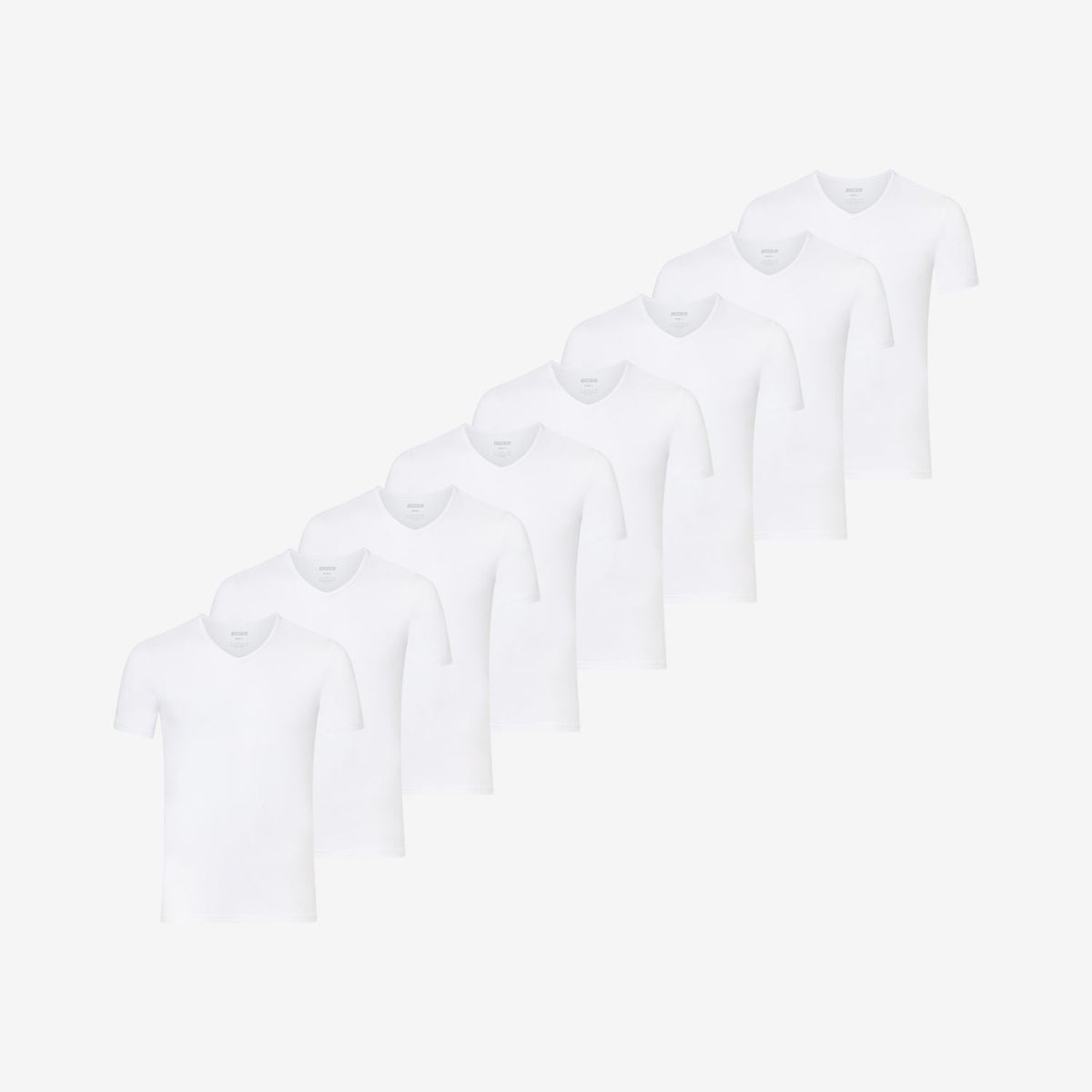 Bamboo Undershirts V-neck 8-Pack for men, view 1