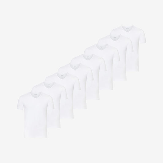 Bamboo Undershirts V-neck 8-Pack for men, view 1