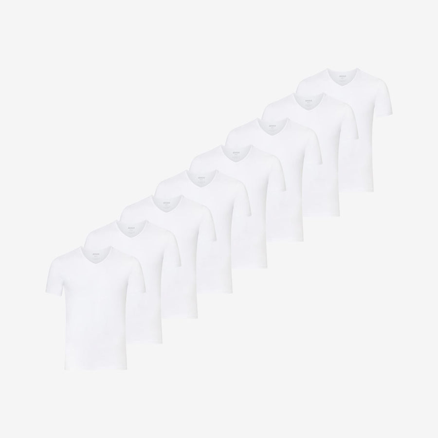 Bamboo Undershirts V-neck 8-Pack