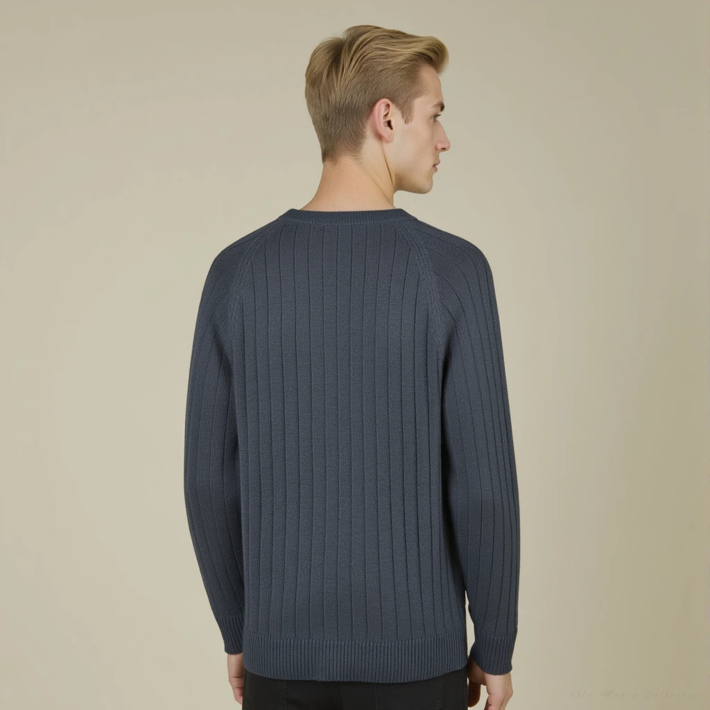 Bergamo Pure Wool Sweater for men, gray