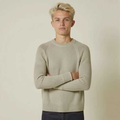 Bergamo Pure Wool Sweater for men, green
