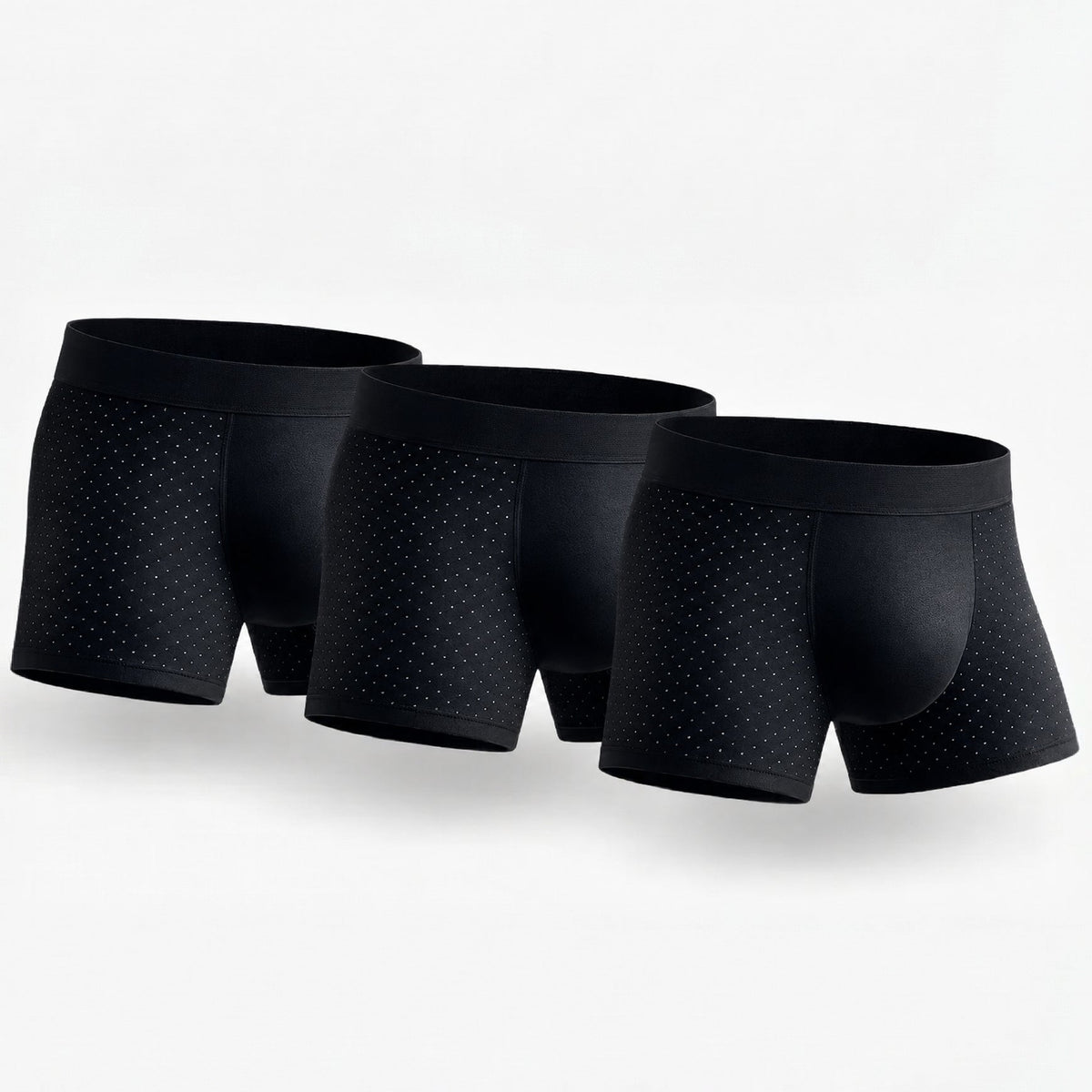 Bamboo Comfort Boxers 3-Pack Black for men, view 1