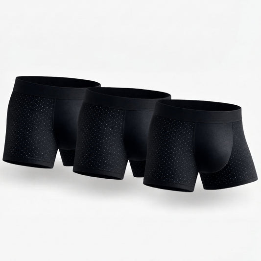 Bamboo Comfort Boxers 3-Pack Black for men, view 1