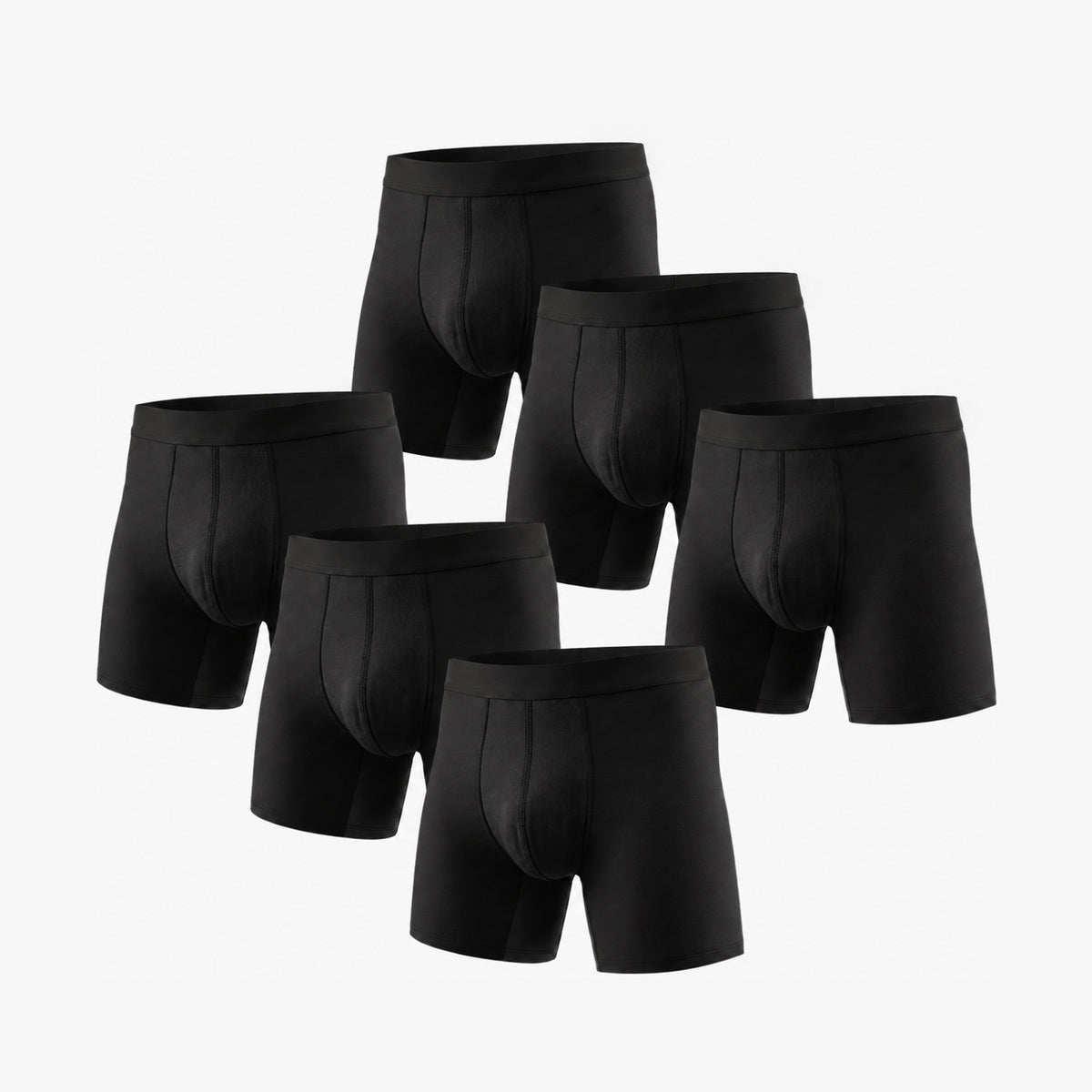 Bamboo Boxer Shorts Active 6-Pack for men, view 1
