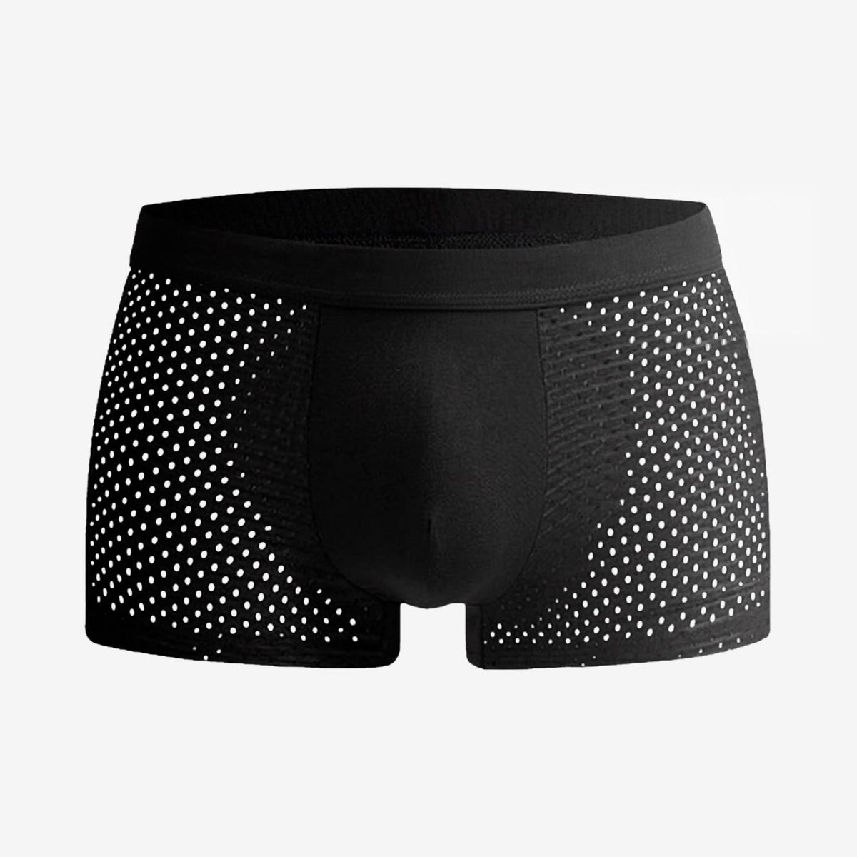 Bamboo Boxer Shorts Original 1-Pack for men, black, back view