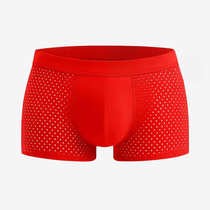Bamboo Boxer Shorts Original 1-Pack for men, grey, back view