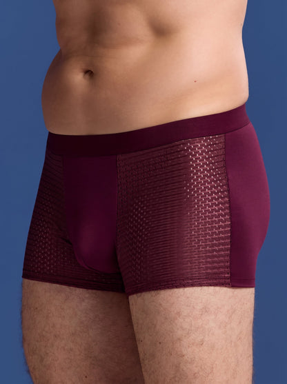 Bamboo Boxer Shorts Original 6-Pack for men, burgundy