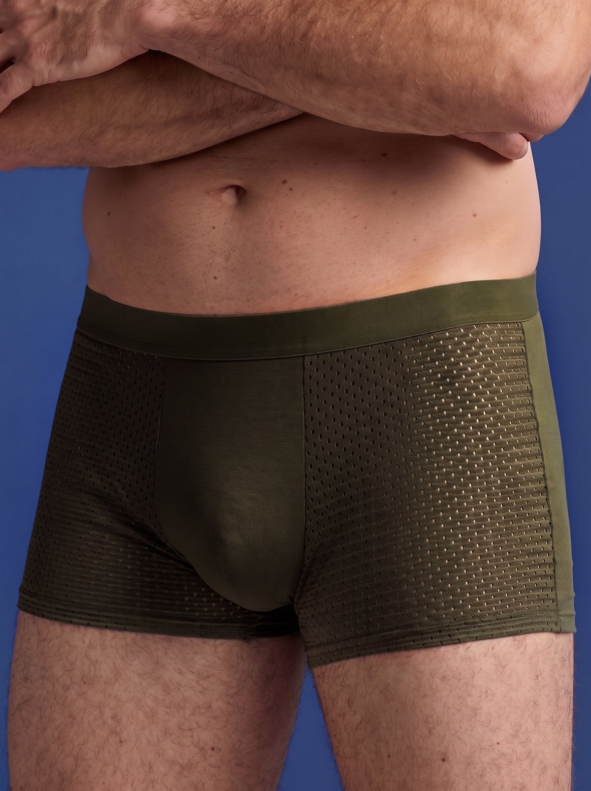 Bamboo Boxer Shorts Original 9-Pack for men, olive-green